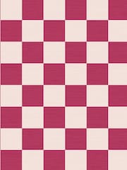 Graham & Brown Raspberry Envy Check Me Out 10M Wallpaper - Image 2 of 3