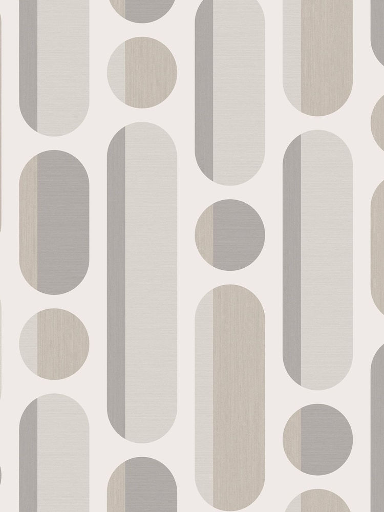 Graham & Brown Neutrals Envy Morse 10M Wallpaper - Image 2 of 3