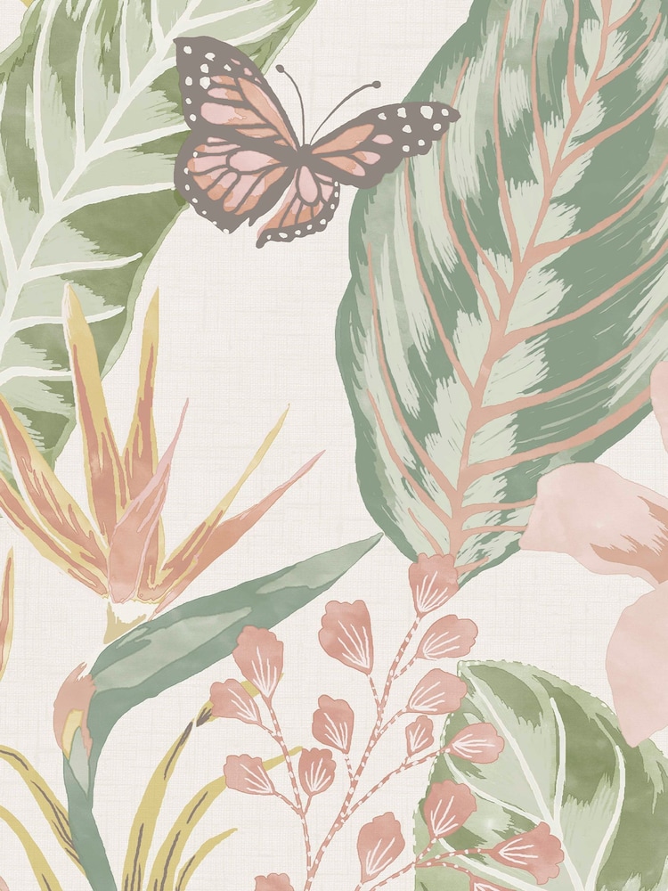 Graham & Brown Pastels Envy Eden 10M Wallpaper - Image 3 of 3 Graham & Brown Pastels Envy Eden 10M Wallpaper - Image 3 of 3