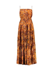 Baukjen Orange Anais Tangerine Floral Print Dress - Image 2 of 2