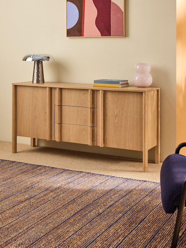 MADE.COM Oak Reeve Large Large Sideboard - Image 1 of 5 MADE.COM Oak Reeve Large Large Sideboard - Image 1 of 5