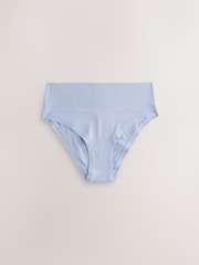 Blue High Waist High Leg Ultimate Comfort Knickers 2 Pack - Image 7 of 9