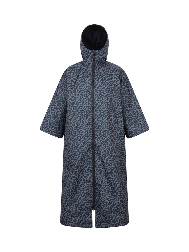 Mountain Warehouse Black Coastline Womens Water-Resistant UV Max Changing Robe - Image 1 of 5