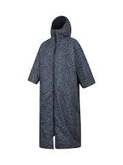 Черный - Mountain Warehouse Coastline Womens Water-Resistant UV Max Changing Robe - Image 7 of 9