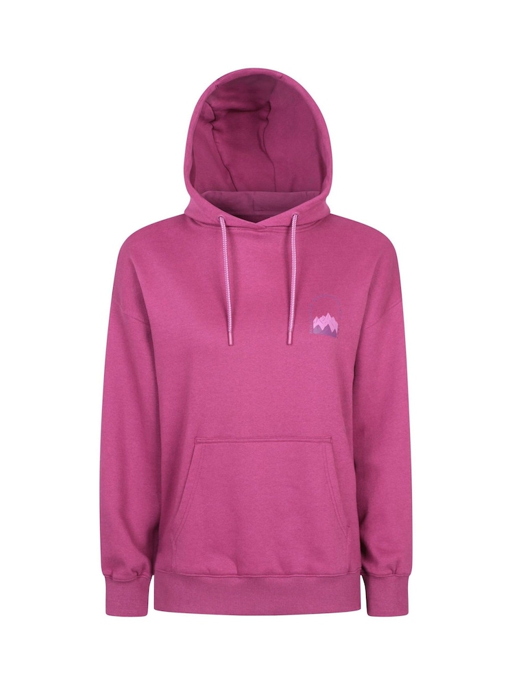 Mountain Warehouse Pink Printed Scene Womens Relaxed Fit Hoodie - Image 1 of 5