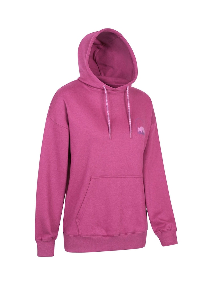 Mountain Warehouse Pink Printed Scene Womens Relaxed Fit Hoodie - Image 2 of 5