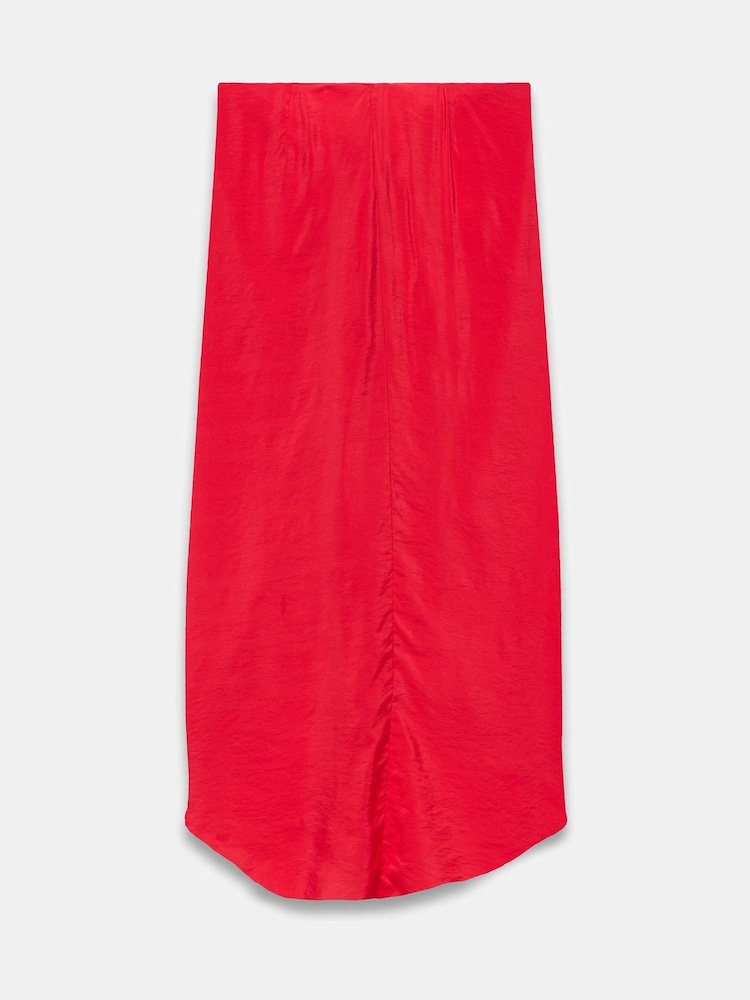 Mint Velvet Red Gold Trim Sarong - Image 6 of 6