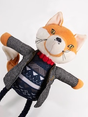 Joules Blue Jonty Tweedy Fox - Image 3 of 4