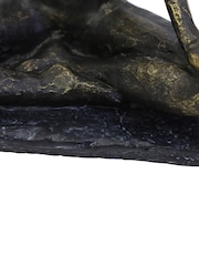 Libra Interiors Bronze Yoga Pose Sculpture - Image 6 of 6