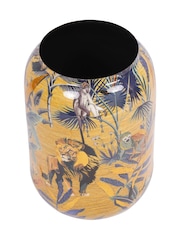Libra Interiors Gold Blue Small Jungle Vase - Image 3 of 5