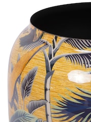 Libra Interiors Gold Blue Small Jungle Vase - Image 4 of 5