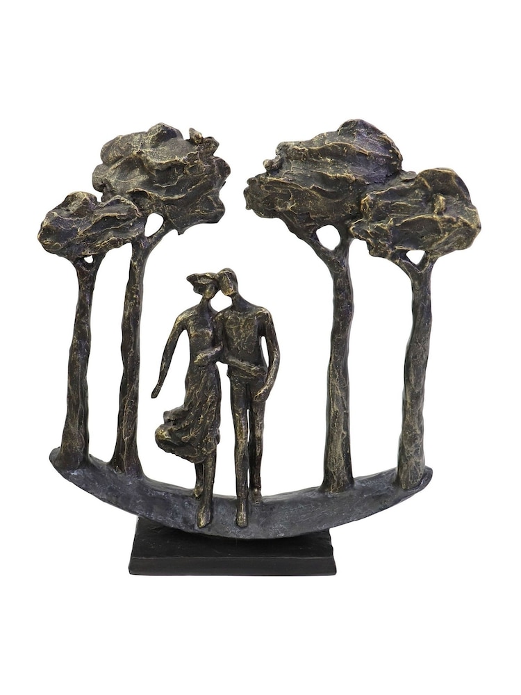 Libra Interiors Bronze Lovers Arboretum Sculpture - Image 2 of 6 Libra Interiors Bronze Lovers Arboretum Sculpture - Image 2 of 6