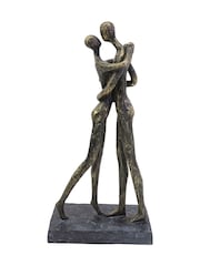 Libra Interiors Bronze Lovers Embrace Sculpture - Image 2 of 6