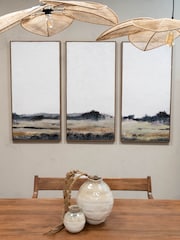 Libra Interiors Set of 3 Green Natural Fields L Landscape Wall Art - Image 1 of 2