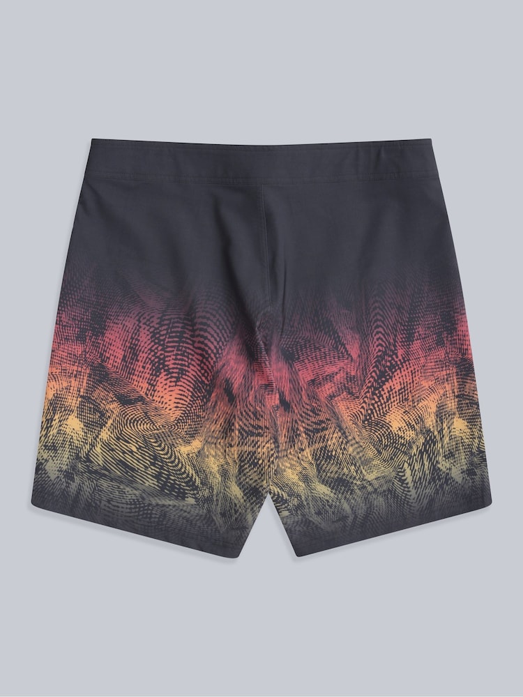 Animal Black Brett Mens Printed Quick Drying Board Shorts - Image 2 of 4