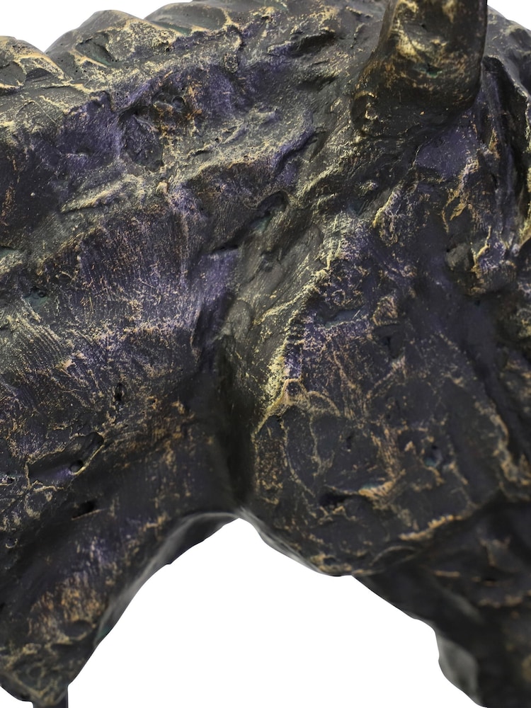Libra Interiors Bronze Nuzzling Bay Horse Heads Sculpture - Image 5 of 5