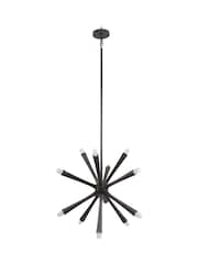 Libra Interiors Black Arren 11 Arm Chandelier - Image 2 of 2