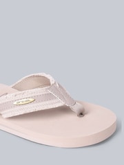 Animal Brown Womens Tidal Flip Flops - Image 4 of 4