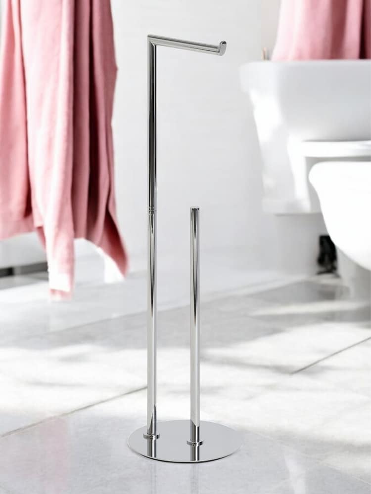 Showerdrape Belgravia Toilet Roll Holder & Spare Combo - Imagem 1 de 2