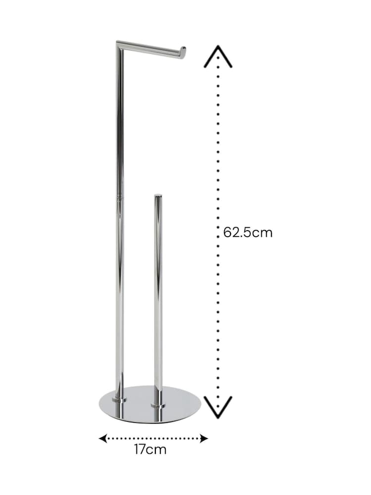 Showerdrape Belgravia Toilet Roll Holder & Spare Combo - Imagem 2 de 2
