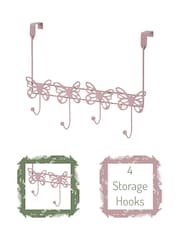 Showerdrape Set of 2 Butterflies Over Door Storage Hooks - Imagem 2 de 4