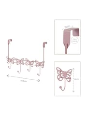 Showerdrape Set of 2 Butterflies Over Door Storage Hooks - Imagem 3 de 4