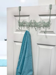 Showerdrape Set of 2 Butterflies Over Door Storage Hooks - Imagem 1 de 4