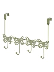 Showerdrape Set of 2 Butterflies Over Door Storage Hooks - Imagem 4 de 4