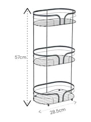 Showerdrape Grey Dante Freestanding Floor Caddy - Image 2 of 2