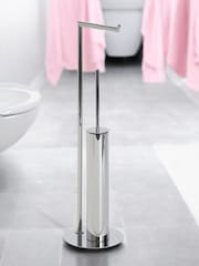 Showerdrape Chrome Belgravia Toilet Roll Holder & Toilet Brush - Image 1 of 2