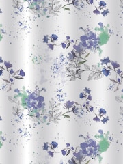 Showerdrape White Bouquet Floral Shower Curtain - Image 2 of 3
