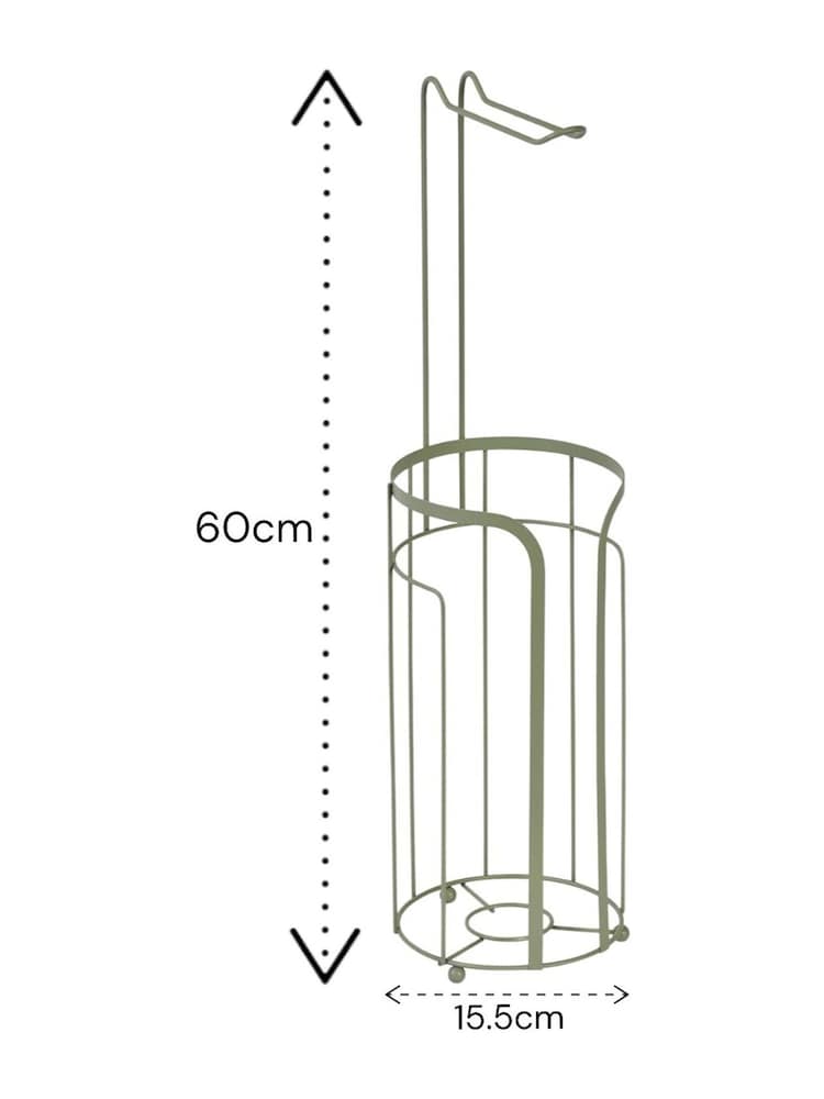 Showerdrape Dante Floor Caddy and Toilet Roll Holder - Bild 4 von 4