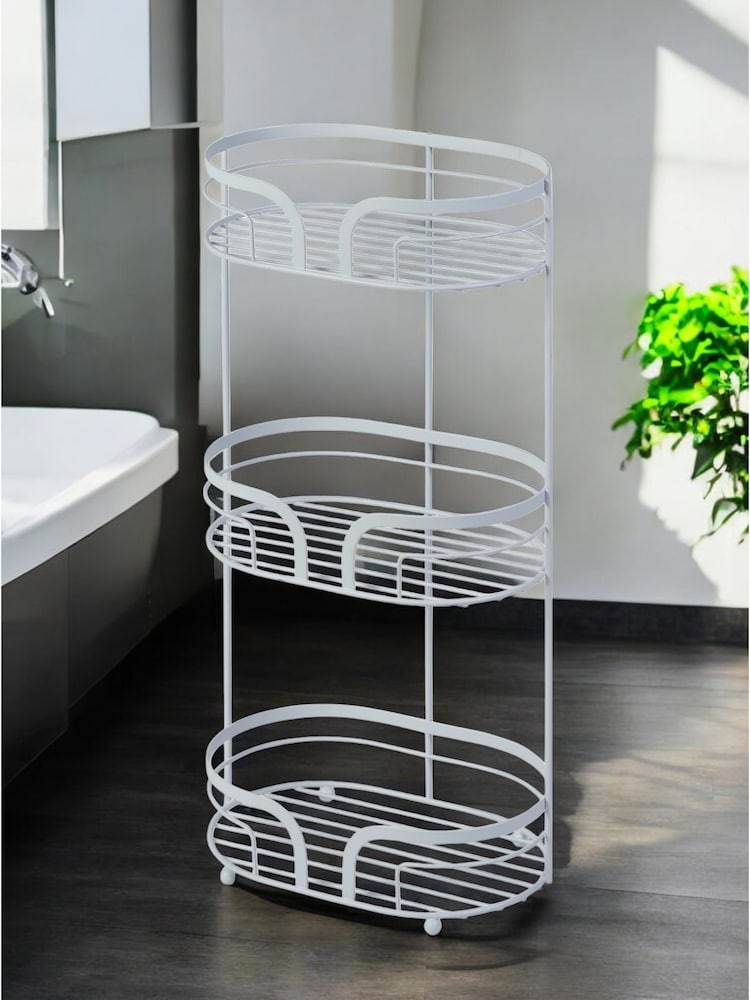 Showerdrape White Dante Freestanding Floor Caddy - Image 1 of 2