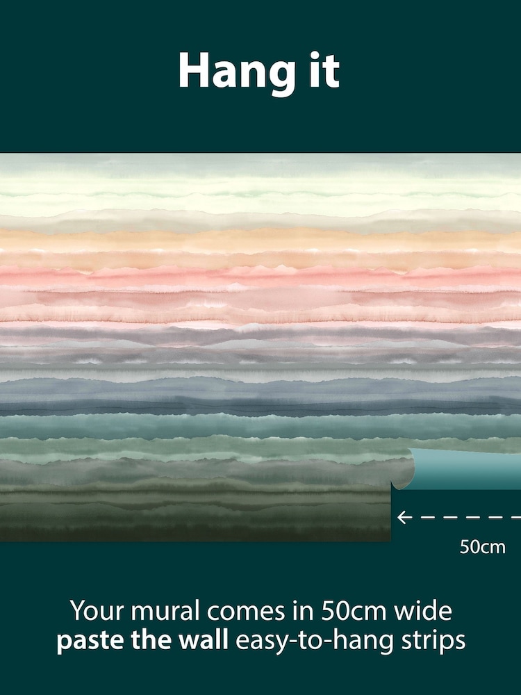 Clarissa Hulse Dawn A4 Sample Strata Mural - Image 3 of 3