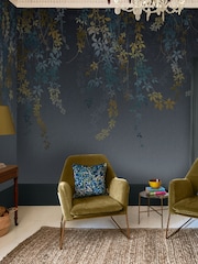 Clarissa Hulse Indigo A4 Sample Virginia Creeper Mural - Image 1 of 3