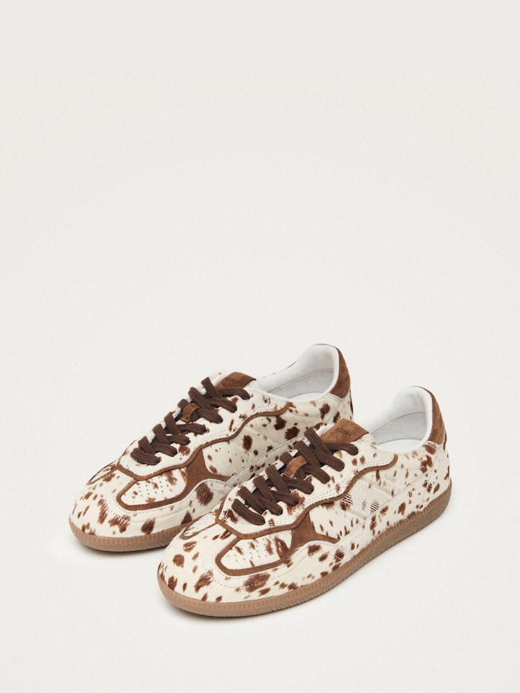 Alohas Animal Tb 56 Cow Print Leather Trainers - Image 2 of 7