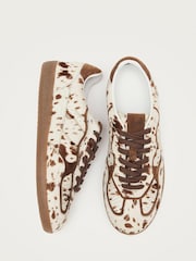 Alohas Animal Tb 56 Cow Print Leather Trainers - Image 3 of 7
