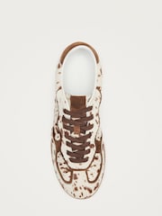 Alohas Animal Tb 56 Cow Print Leather Trainers - Image 5 of 7