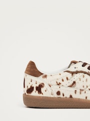 Alohas Animal Tb 56 Cow Print Leather Trainers - Image 6 of 7