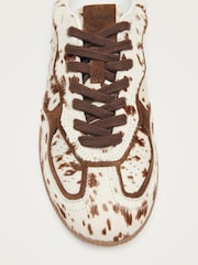 Alohas Animal Tb 56 Cow Print Leather Trainers - Image 7 of 7