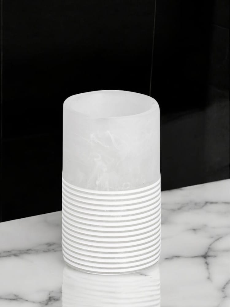 Showerdrape Bianco Striped Tumbler - Imagem 1 de 3
