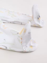 White Safari Baby Sleepsuits 3 Pack - Image 10 of 13