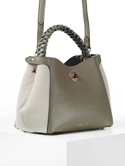 Luella Grey Kate Woven Handle Cross-Body Bag - Image 2 of 8