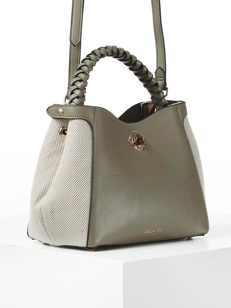 Luella Grey Kate Woven Handle Cross-Body Bag - Image 2 of 8