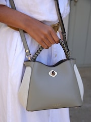 Luella Grey Kate Woven Handle Cross-Body Bag - Image 8 of 8