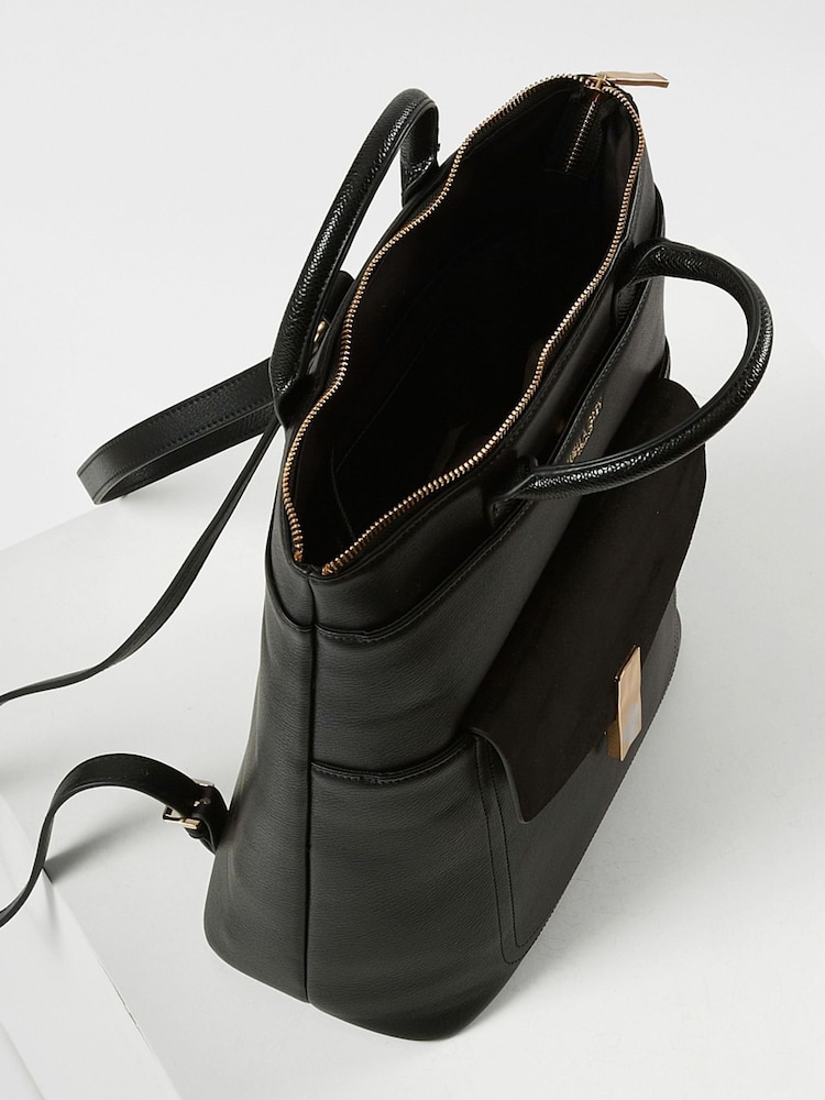 Schwarz - Luella Grey Audrey Laptop Backpack - Bild 2 von 9