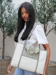 Luella Grey Giselle Laptop Tote Bag - Image 6 of 8