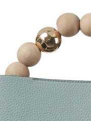 Luella Grey Demi Beaded Handle Cross-Body Tote Bag - Image 9 of 9