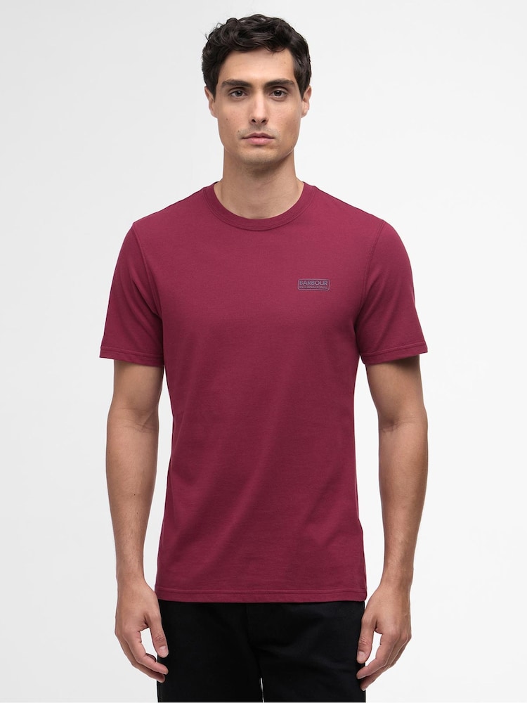 Barbour® International Light Red Logo T-Shirt - Image 1 of 6 Barbour® International Light Red Logo T-Shirt - Image 1 of 6