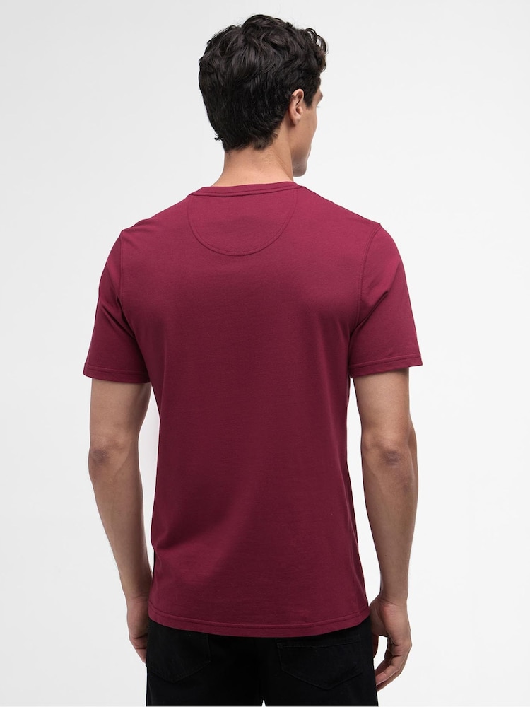 Barbour® International Light Red Logo T-Shirt - Image 2 of 6 Barbour® International Light Red Logo T-Shirt - Image 2 of 6